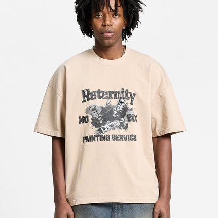 Reternity Reternity T-Shirt Painting Service FW25 Sand