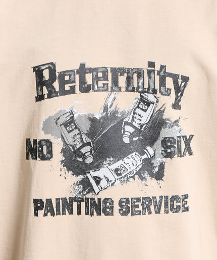 Reternity Reternity T-Shirt Painting Service FW25 Sand