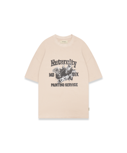 Reternity Reternity T-Shirt Painting Service FW25 Sand