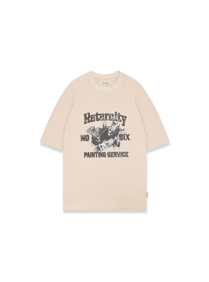 Reternity Reternity T-Shirt Painting Service FW25 Sand