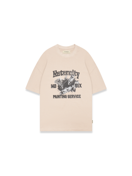 Reternity Reternity T-Shirt Painting Service FW25 Sand