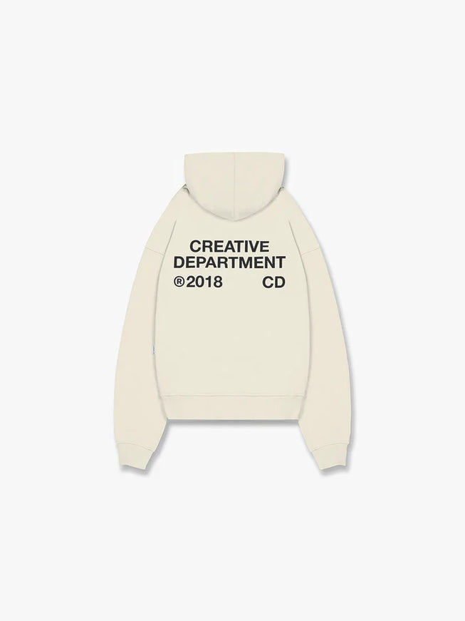 Reternity Reternity Zip-Hoodie Creative Dept FW25 Cream