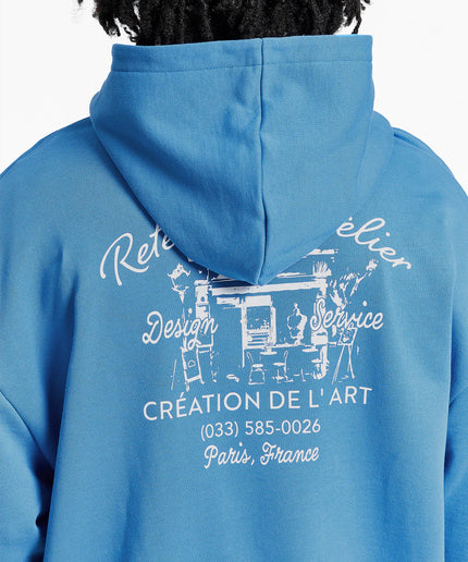 Reternity Reternity Zip Hoodie De L'art FW25 Blue