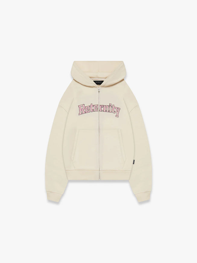 Reternity Reternity Zip Hoodie Watercolor FW25 Cream