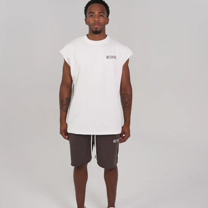 RÊVANE RÊVANE Sleeveless Shirt Tennis Club Off White