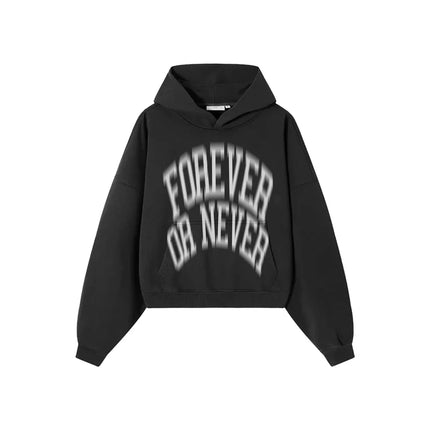 Rheborn Rheborn Hoodie Forever Or Never FW25 Black