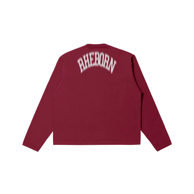 Rheborn Rheborn Longsleeve Forever Or Never FW25 Burgundy