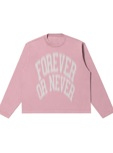 Rheborn Rheborn Longsleeve Forever Or Never FW25 Pink