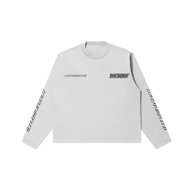 Rheborn Rheborn Longsleeve Love More Club FW25 White