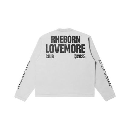 Rheborn Rheborn Longsleeve Love More Club FW25 White