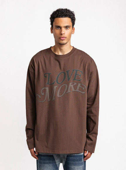 Rheborn Rheborn Longsleeve Love More FW25 Brown