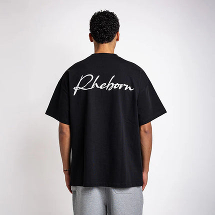 Rheborn Rheborn T-Shirt Handwritten Logo FW25 Black