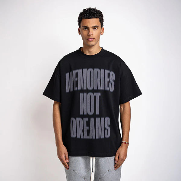 Rheborn Rheborn T-Shirt Memories Not Dreams FW25 Black