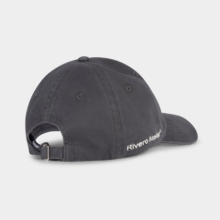 Rivero Rivero Cap Signature Atelier Form SS26 Washed Black