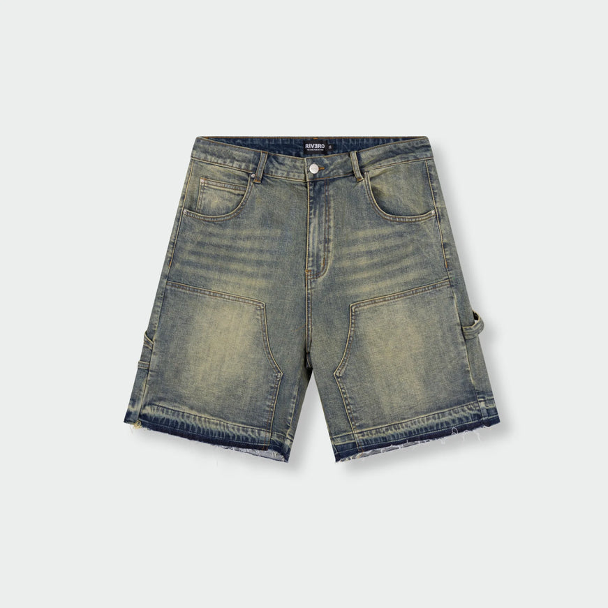Rivero Rivero Denim Shorts Worker SS26 Verdian