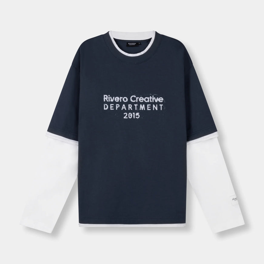 Rivero Rivero Double Layered Creative Department SS26 Navy