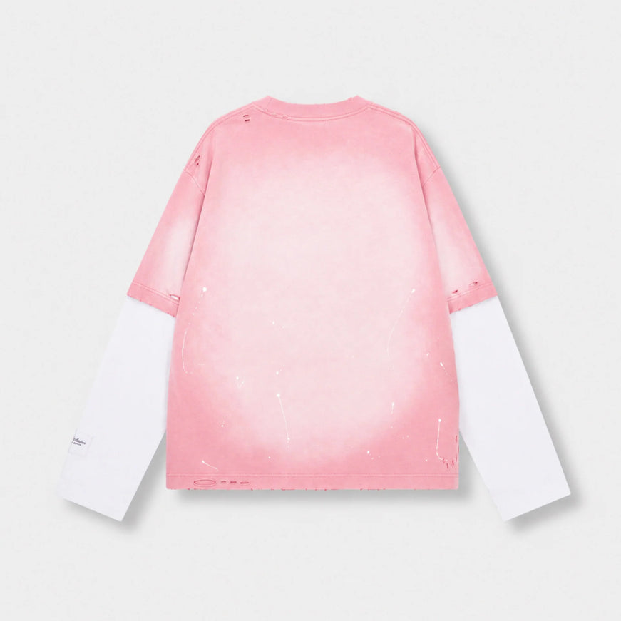 Rivero Rivero Double Layered Fade Artifact FW26 Pink