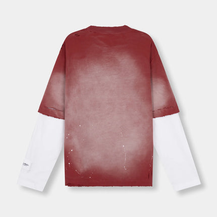 Rivero Rivero Double Layered Fade Artifact SS26 Red