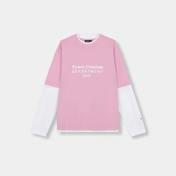 Rivero Rivero Double Layered Longsleeve Creative Department SS26 Pink
