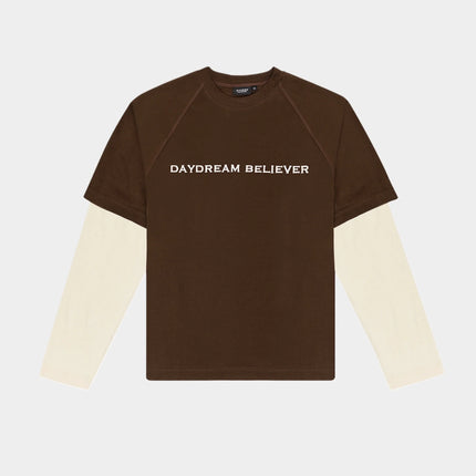 Rivero Rivero Double Layered T-Shirt Daydream Believer FW25 Brown