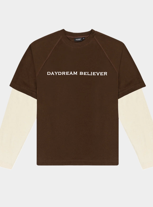 Rivero Rivero Double Layered T-Shirt Daydream Believer FW25 Brown
