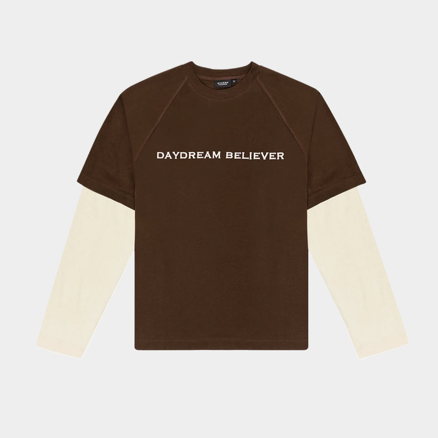 Rivero Rivero Double Layered T-Shirt Daydream Believer FW25 Brown