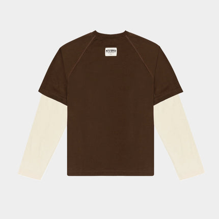 Rivero Rivero Double Layered T-Shirt Daydream Believer FW25 Brown