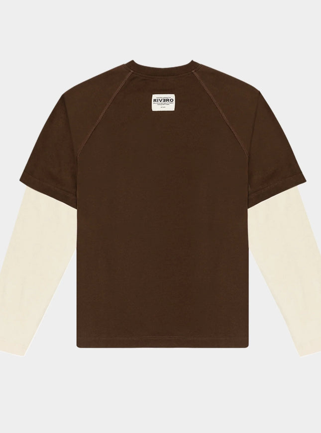Rivero Rivero Double Layered T-Shirt Daydream Believer FW25 Brown