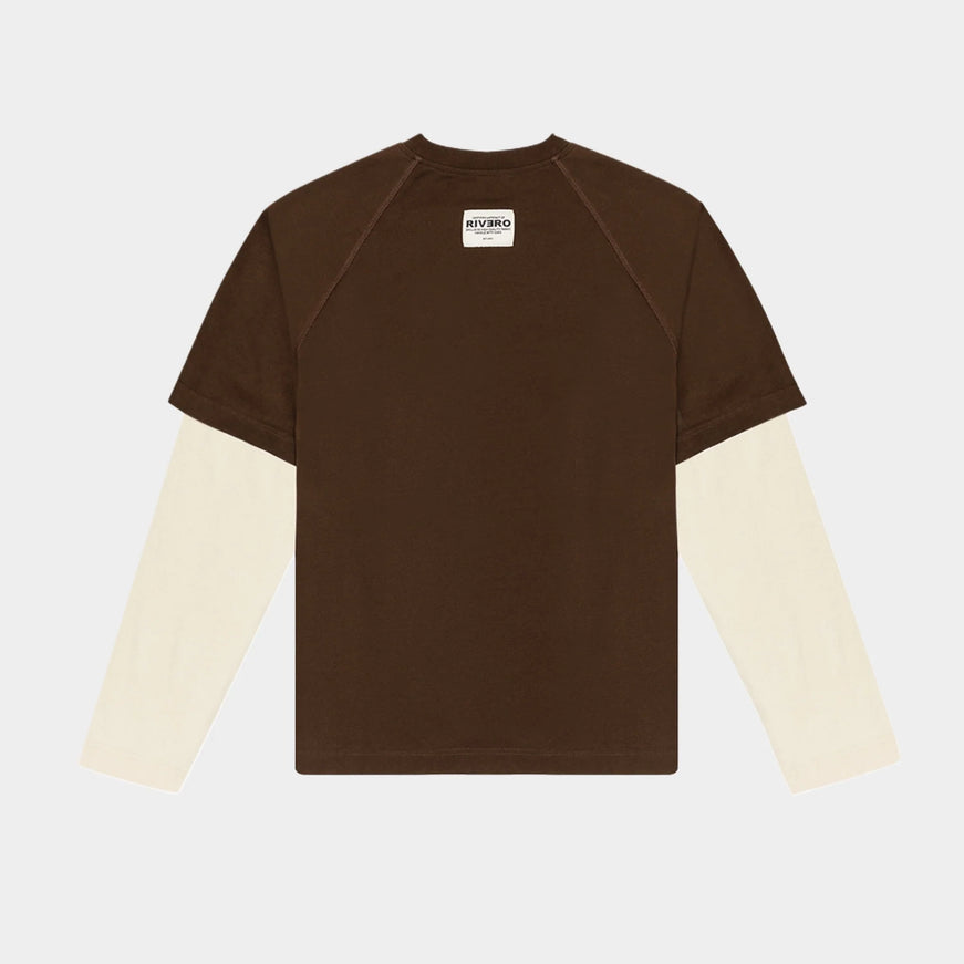 Rivero Rivero Double Layered T-Shirt Daydream Believer FW25 Brown