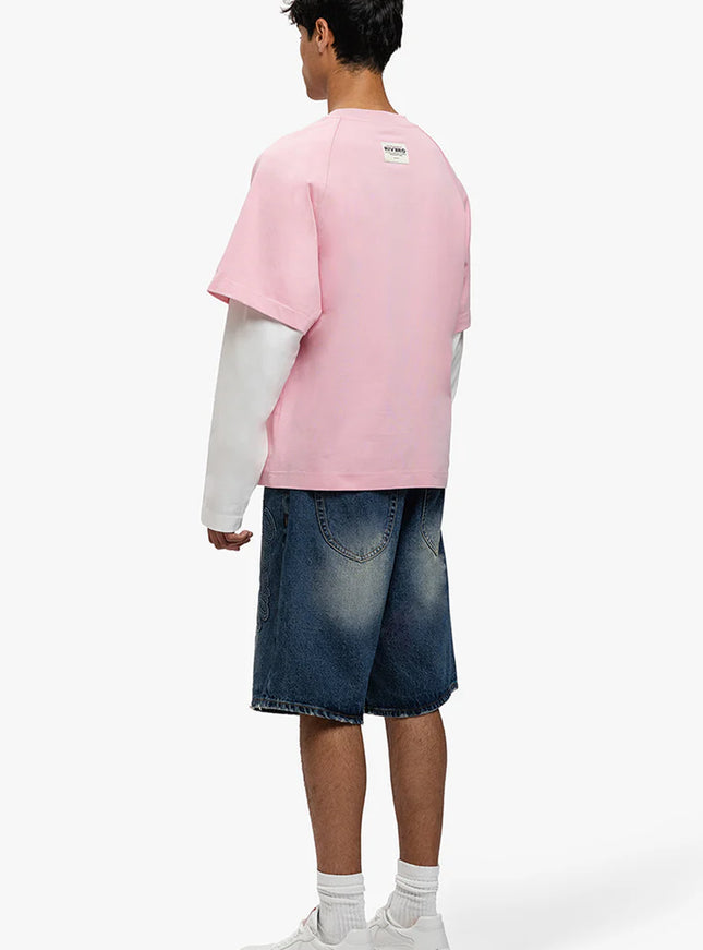 Rivero Rivero Double Layered T-Shirt Daydream Believer SS25 Pink