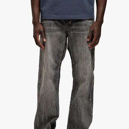 Rivero Rivero Jeans Bleach Washed Denim Dark Grey