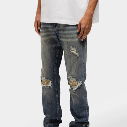 Rivero Rivero Jeans Button Ripped Denim Dark Blue