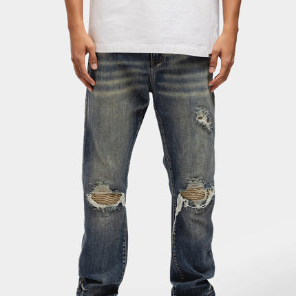 Rivero Rivero Jeans Button Ripped Denim Dark Blue