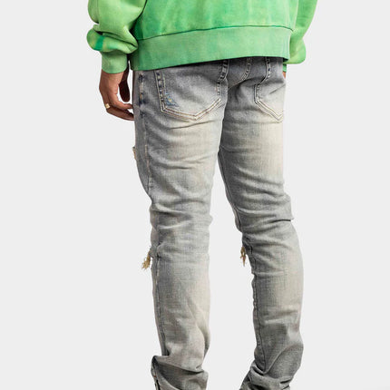 Rivero Rivero Jeans Button Ripped Denim SS24 Blue