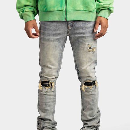 Rivero Rivero Jeans Button Ripped Denim SS24 Blue