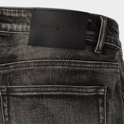 Rivero Rivero Jeans Button Ripped Denim SS24 Grey