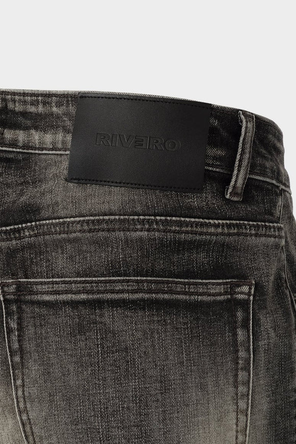 Rivero Rivero Jeans Button Ripped Denim SS24 Grey