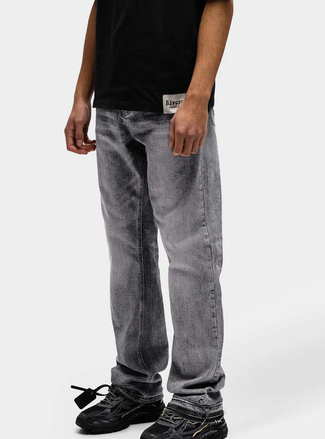 Rivero Rivero Jeans Regular Embossed FW25 Granite Grey
