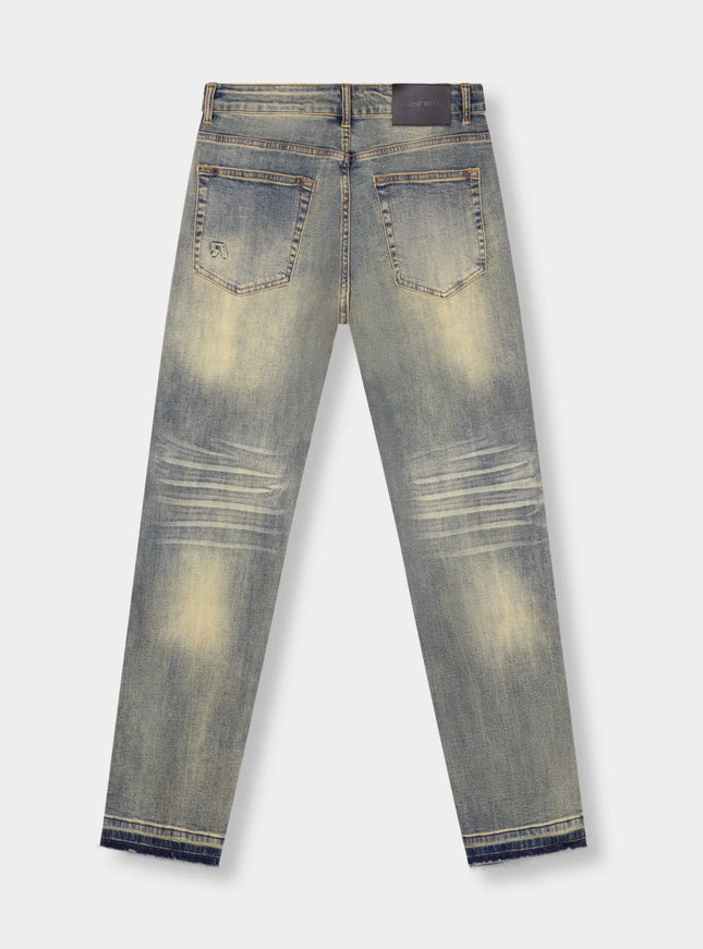 Rivero Rivero Jeans Regular Verdian Embossed FW25 Dark Blue