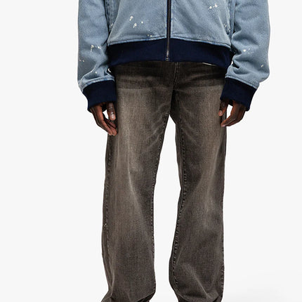 Rivero Rivero Jeans Relaxed Faded Folded SS25 Grey