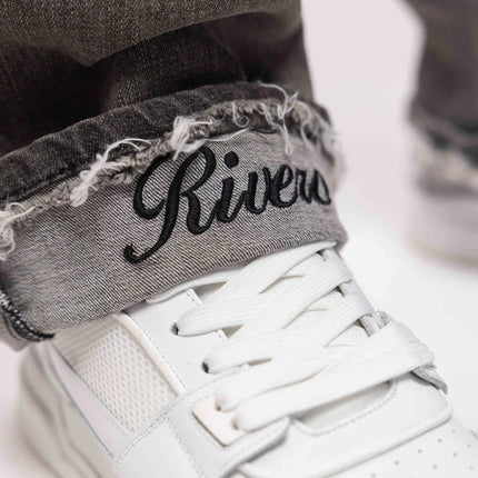 Rivero Rivero Jeans Relaxed Faded Folded SS25 Grey