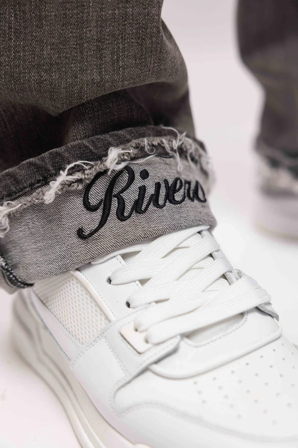 Rivero Rivero Jeans Relaxed Faded Folded SS25 Grey