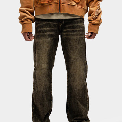 Rivero Rivero Jeans Relaxed Shadow Washed Denim SS25 Dark Grey