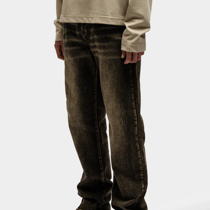 Rivero Rivero Jeans Relaxed Shadow Washed Denim SS25 Dark Grey