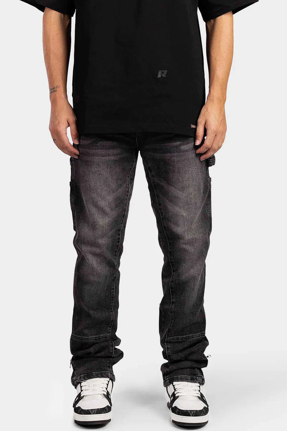 Rivero Rivero Jeans Straight Worker Denim SS24 Black