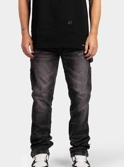 Rivero Rivero Jeans Straight Worker Denim SS24 Black
