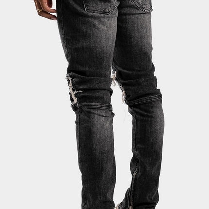 Rivero Rivero Jeans Zip Denim SS24 Black