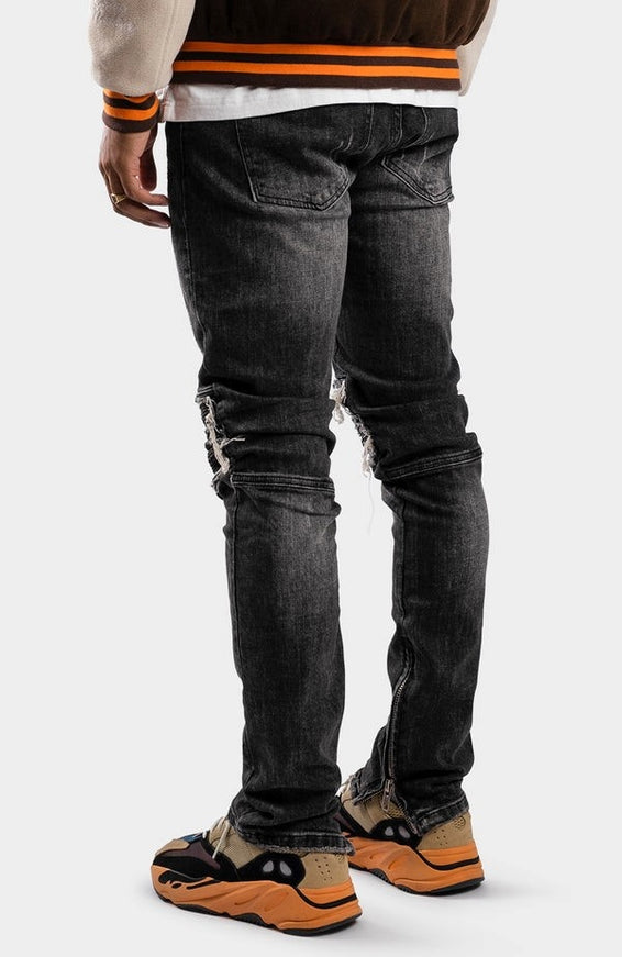 Rivero Rivero Jeans Zip Denim SS24 Black