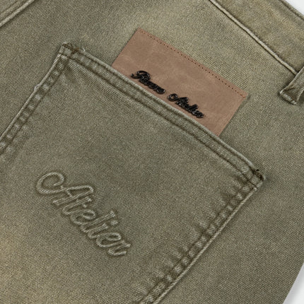 Rivero Rivero Jorts Denim Fade SS26 Olive