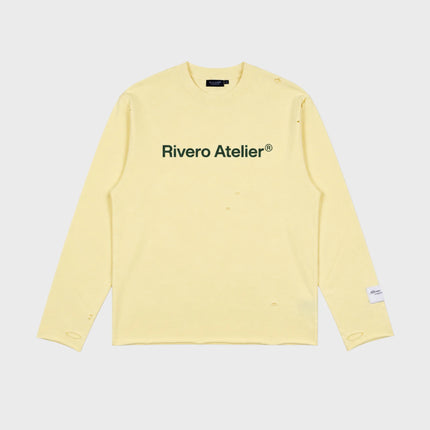 Rivero Rivero Longsleeve Atelier Distressed SS26 Soft Yellow